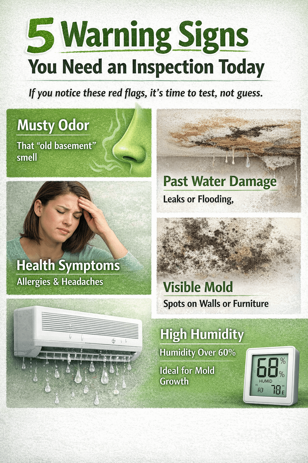 5 warning signs you need an inspection today