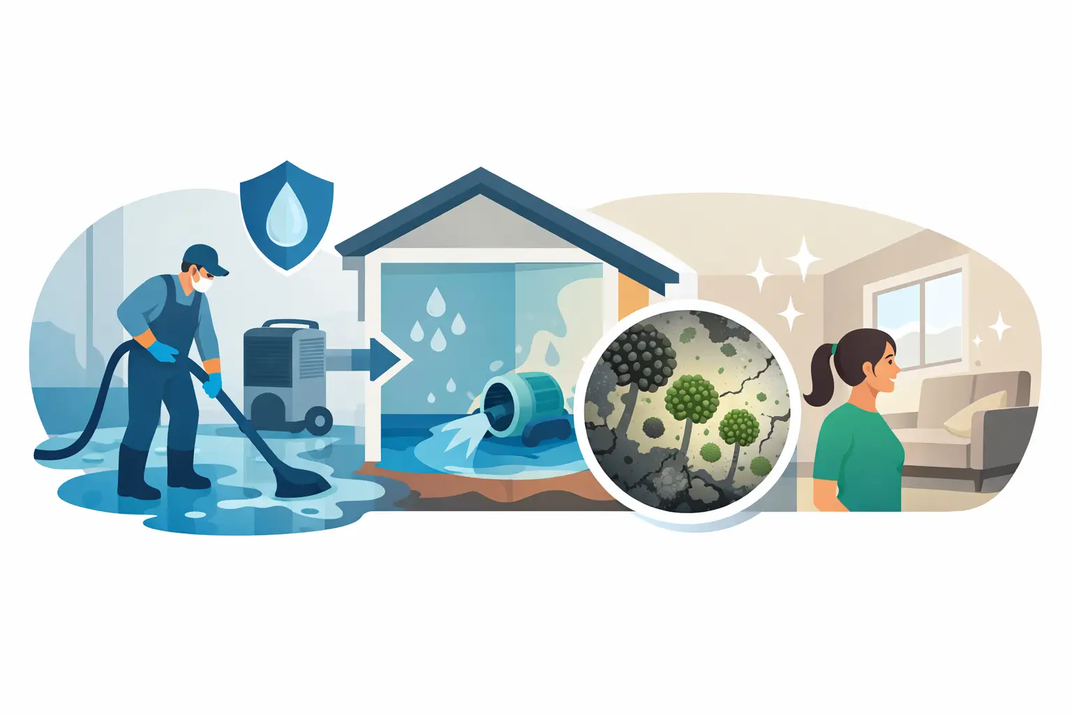 How Water Mitigation Prevents Mold Growth