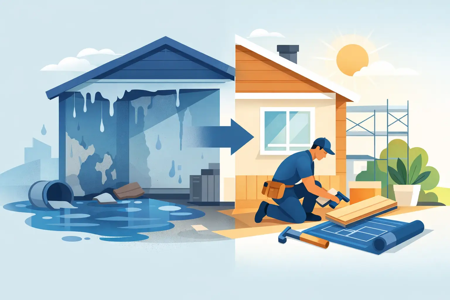 How to Rebuild After Water Damage Right