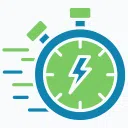 Fast response icon representing same-day mold remediation service in Cypress TX
