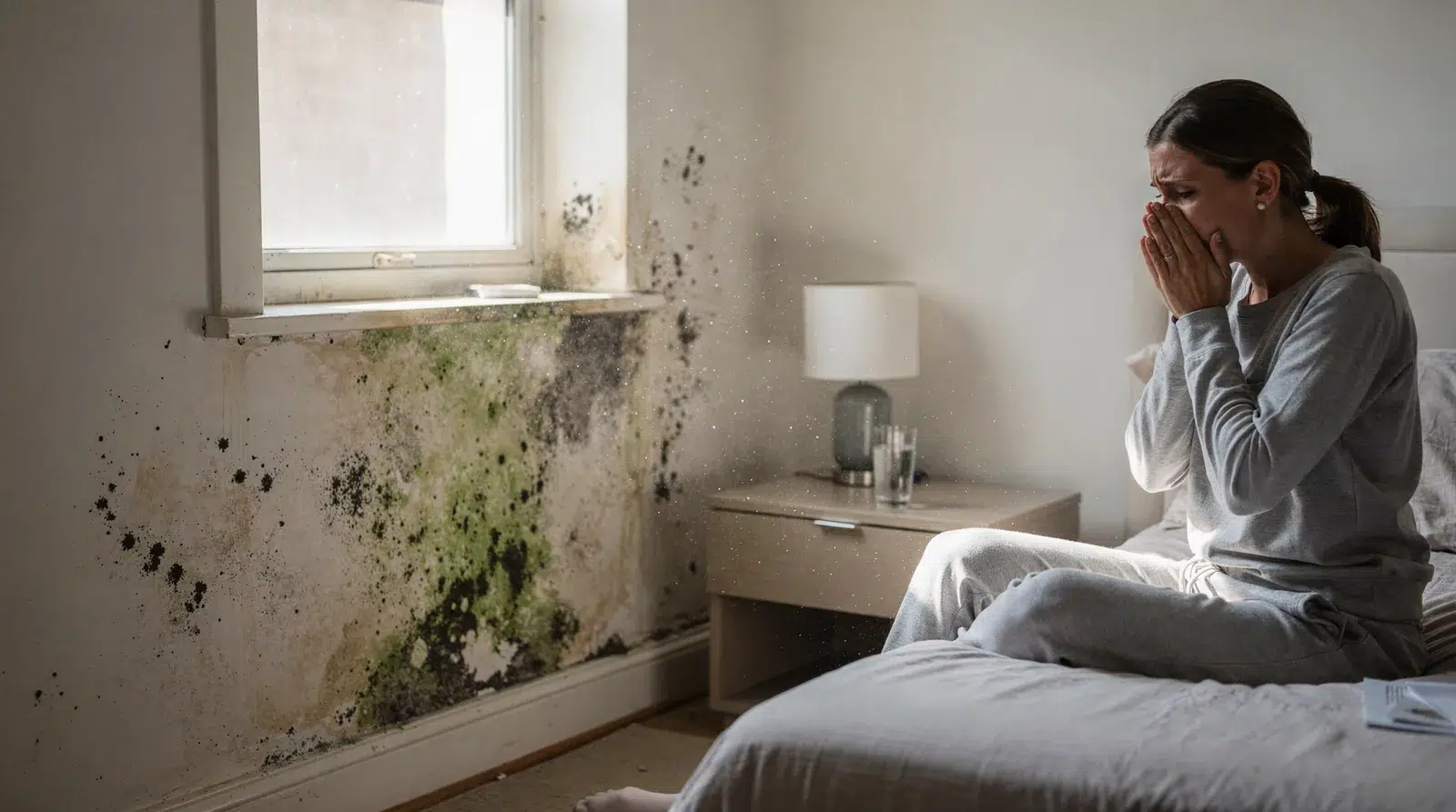 Spot Mold Fast: Signs You Have Mold in Your Home Mold spores can irritate the throat and airways, leading to coughing or throat discomfort